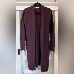 Maurice’s Medium Burgandy Cardigan